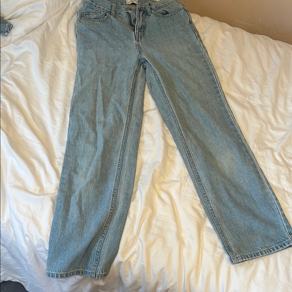 Classic Light Blue Straight Leg Women's Jeans